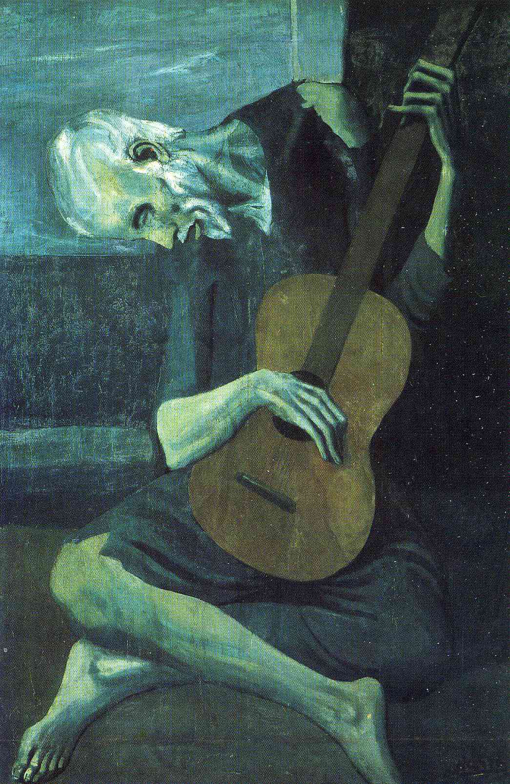 Picasso The old blind guitarist 1903